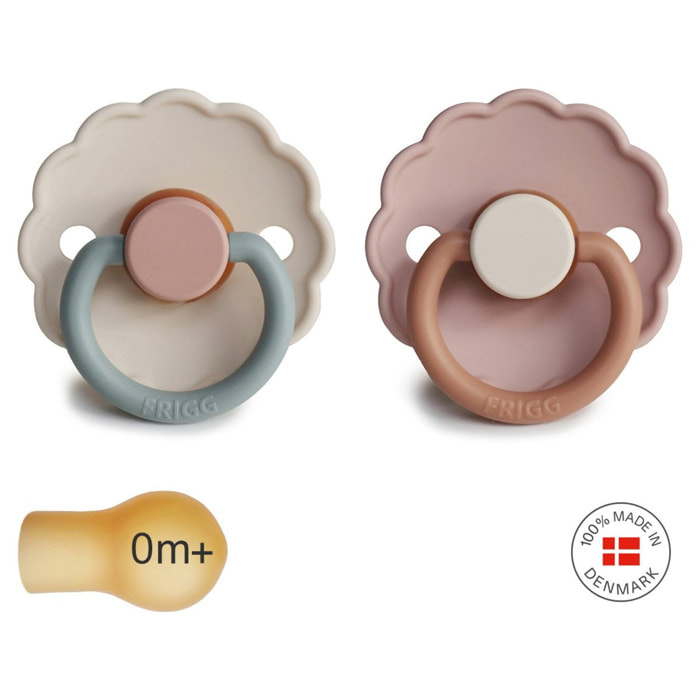 Frigg Pack 2 Chupetes Latex Daisy