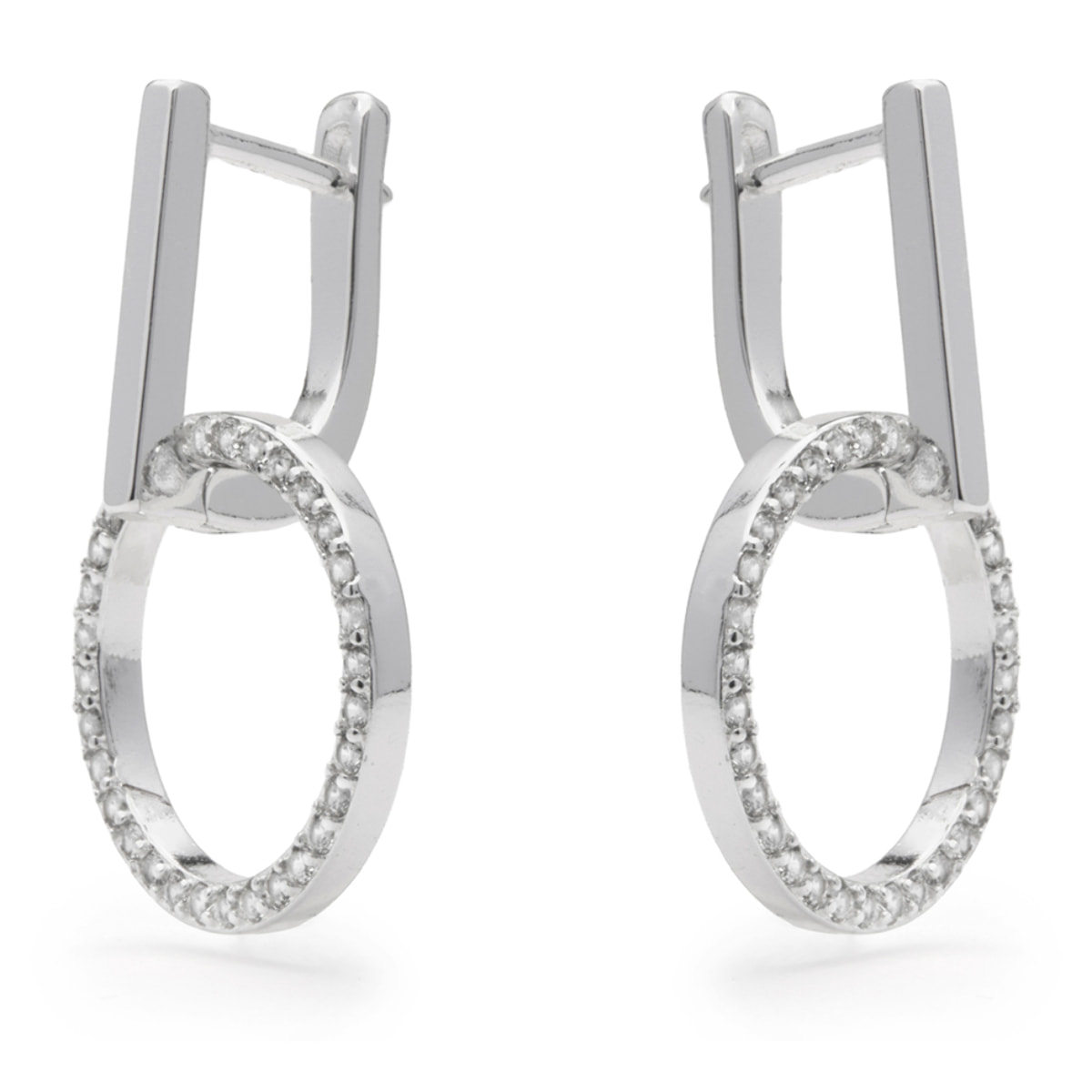 Pendientes Lally acabado plata