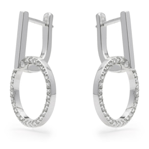 Pendientes Lally acabado plata
