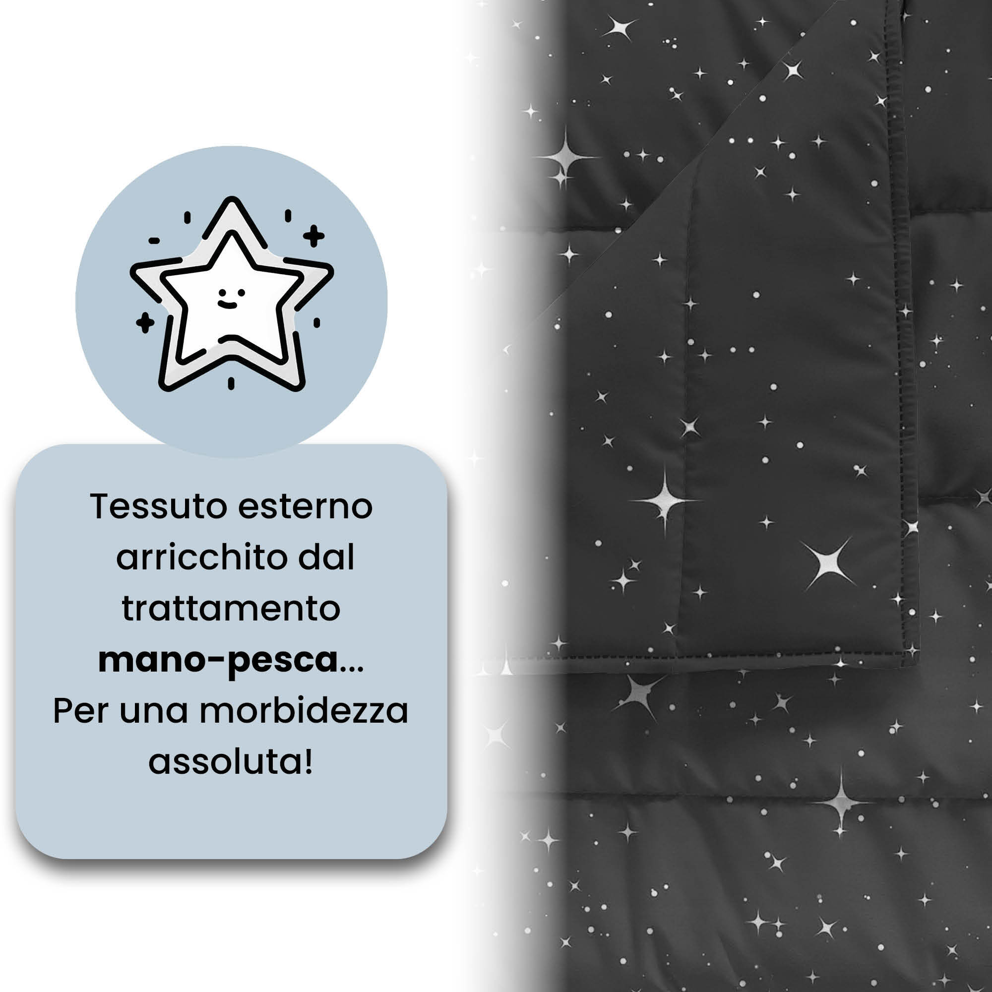 TRAPUNTINO ESTIVO BASIC, 100gr - Made in Italy - MATRIMONIALE