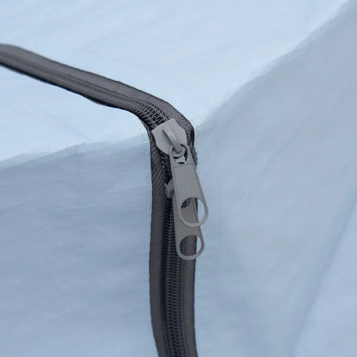 Sac de course avec fermeture zip 99L bleu