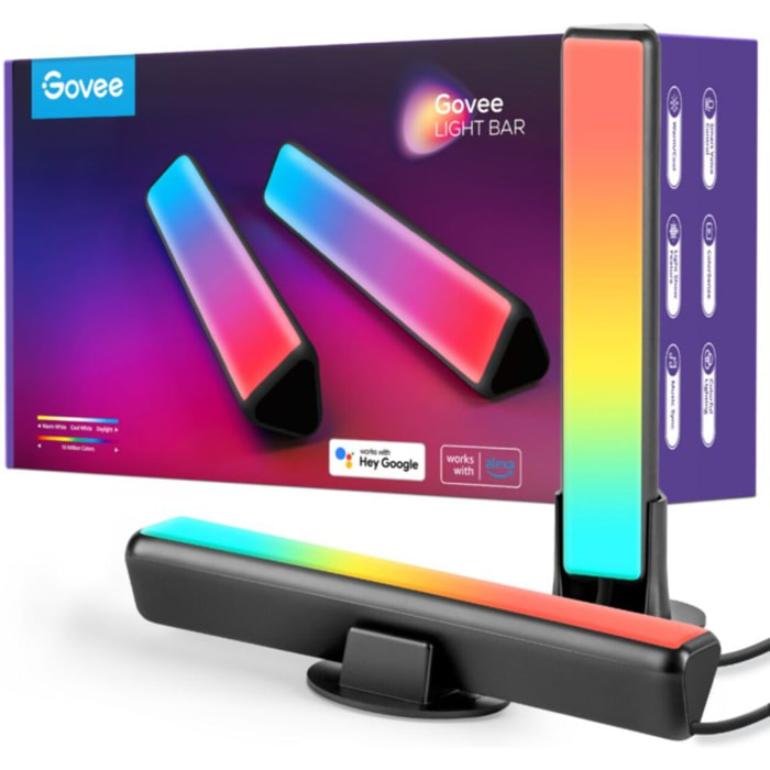 Lampe connectée GOVEE SMART GAMING LIGHT BARS FLOW