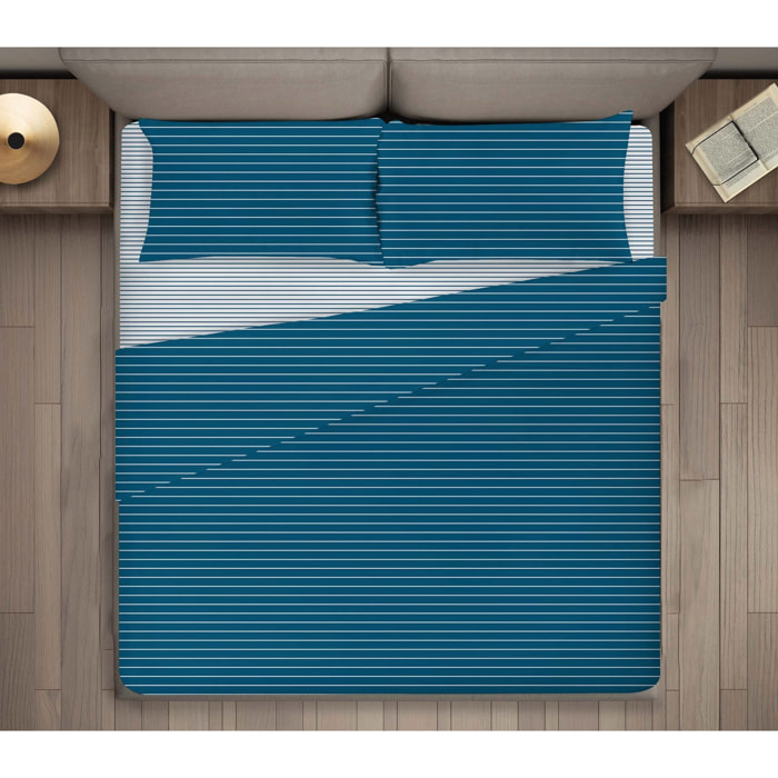 SET LENZUOLA LETTO SINGOLO DIS. STRIPES OTTANIO LINEA N.
