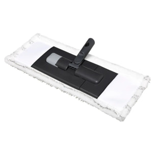Tête de balai microfibre "Click & Clean" gris
