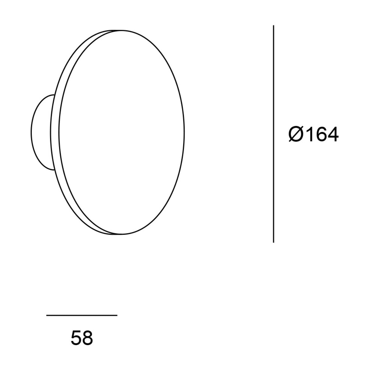 Forlight Yika - Aplique Led Exterior Circular Para Jardín Y Terraza - Luz Indirecta Con Ef