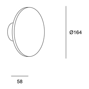 Forlight Yika - Aplique Led Exterior Circular Para Jardín Y Terraza - Luz Indirecta Con Ef