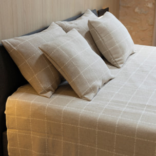 Naturals - Colcha Foulard - 80% Algodón - 20% Poliéster - Jacquard - Vera