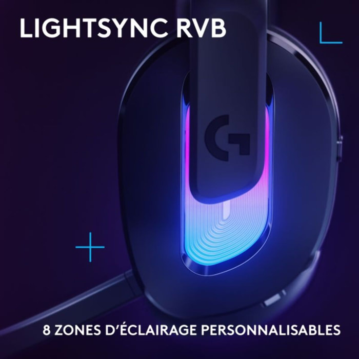 Casque gamer LOGITECH G522 LIGHTSPEED Noir