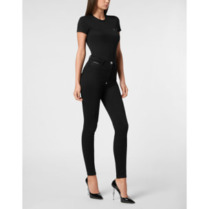 PHILIPP PLEIN Jegging a vita alta