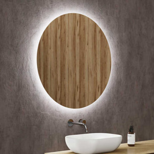 Miroir de salle de bain Riflesso Alday, 80cm