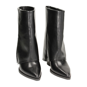 Tronchetti neri, tacco 9,5 cm