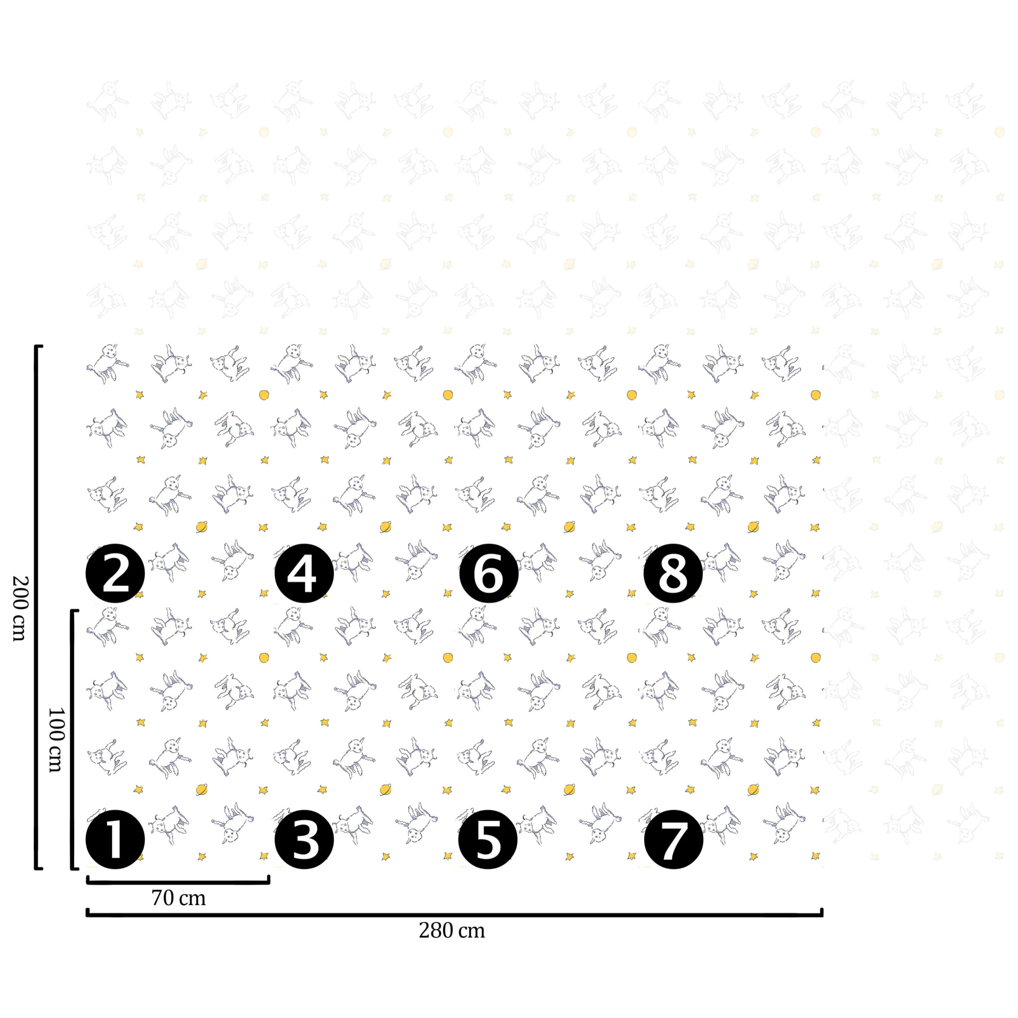 Carta da Parati Ufficiale Il Piccolo Principe Agnelli Sogni