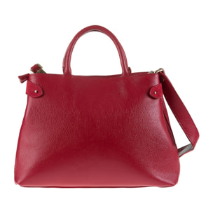 Borsa a mano da donna Made in Italy - Modello Lumina Chic - 100% pelle - 37.0 x 25.0 x 12.0 cm