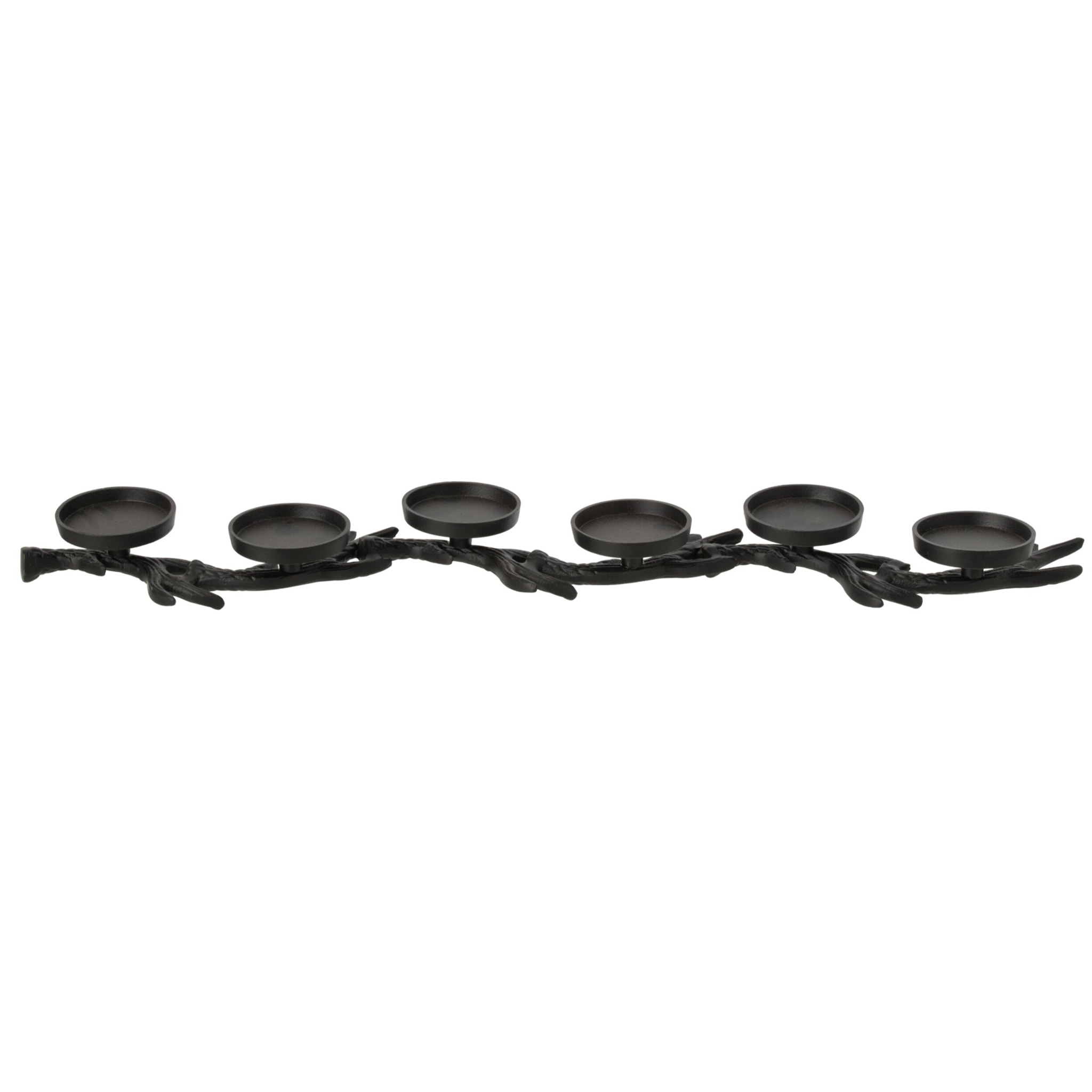 J-Line Chandelier Cerf Aluminium Noir