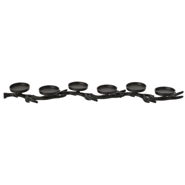 J-Line Chandelier Cerf Aluminium Noir