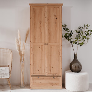 Armoire 2 portes 1 tiroir - SAGA