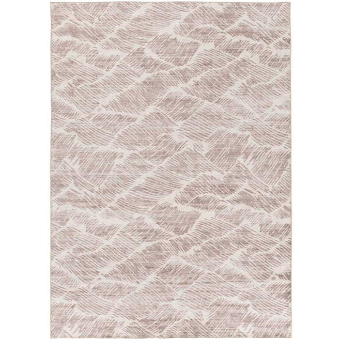 Alfombra impresa estilo abstracto en tonos tierra Class, varias medidas disponibles