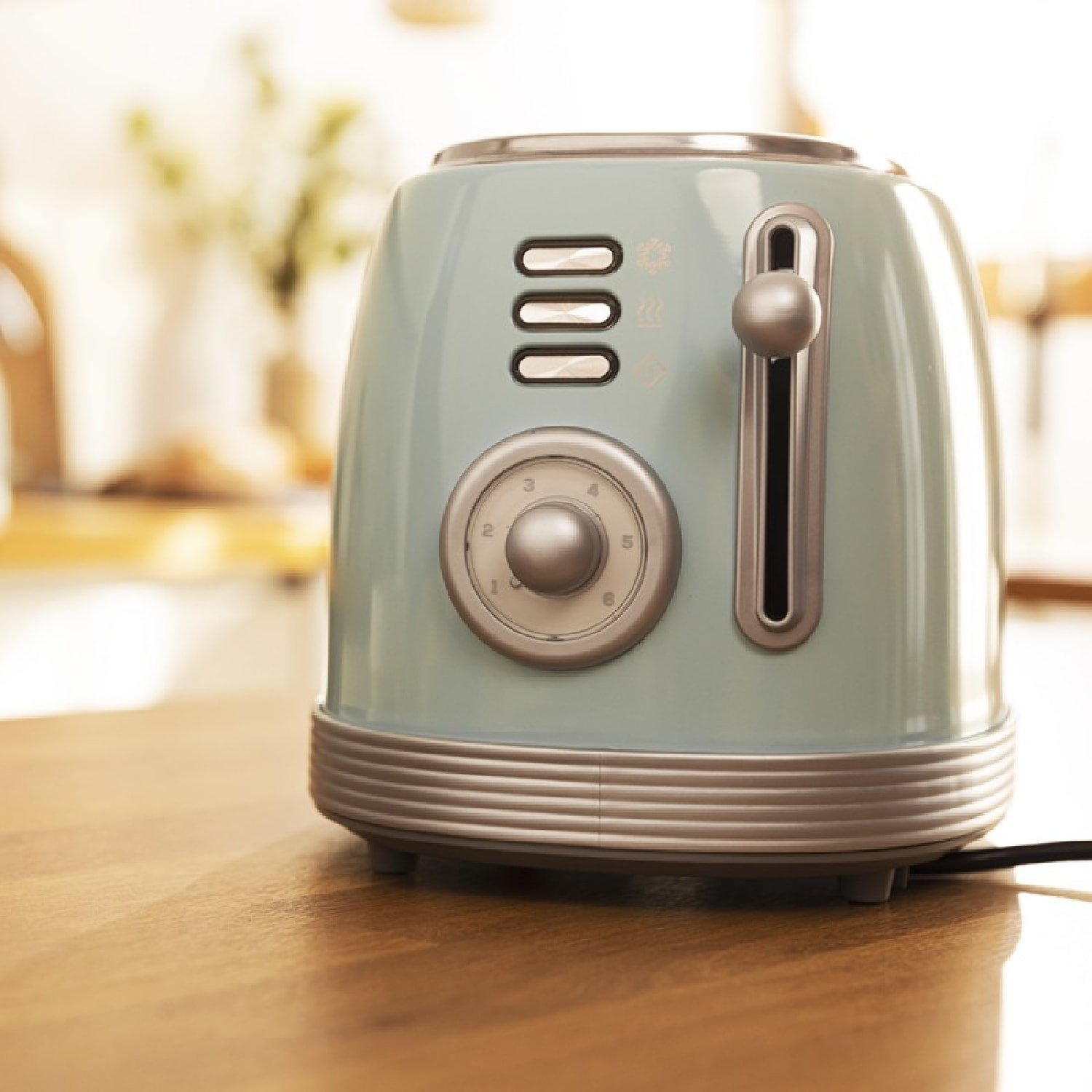 Cecotec Toast & Taste 800 Vintage Light Blue. 850 W, double fente courte extra l