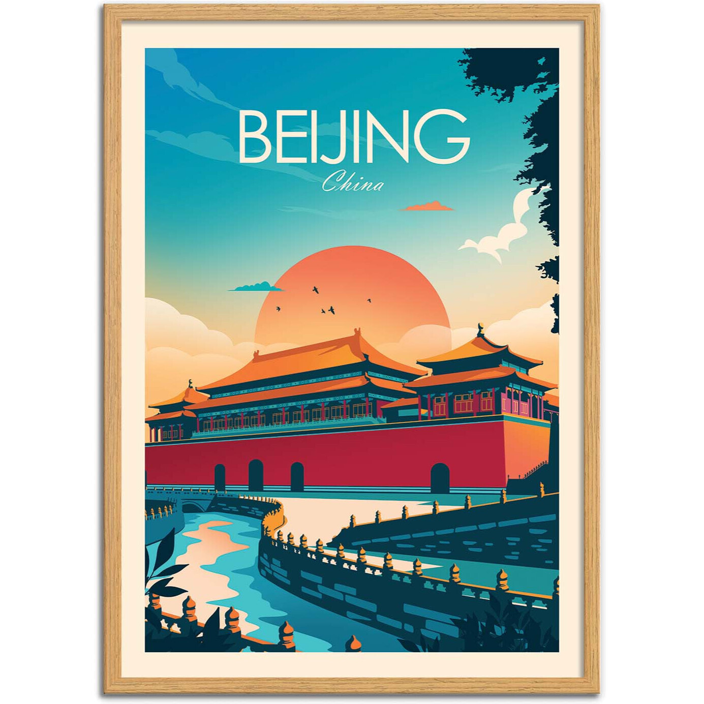 Affiche - Beijing China - Studio Inception