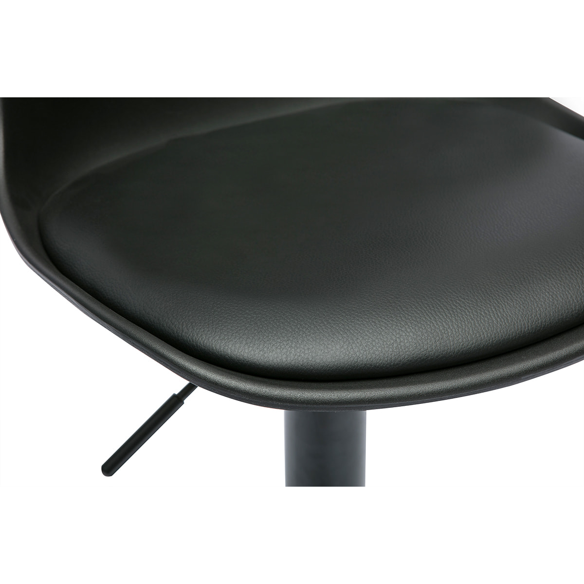 Tabourets de bar design noirs (lot de 2) STEEVY