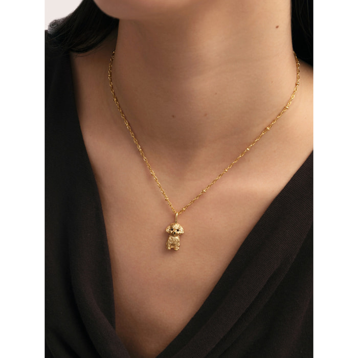 Charm Barboncino Placcato Oro