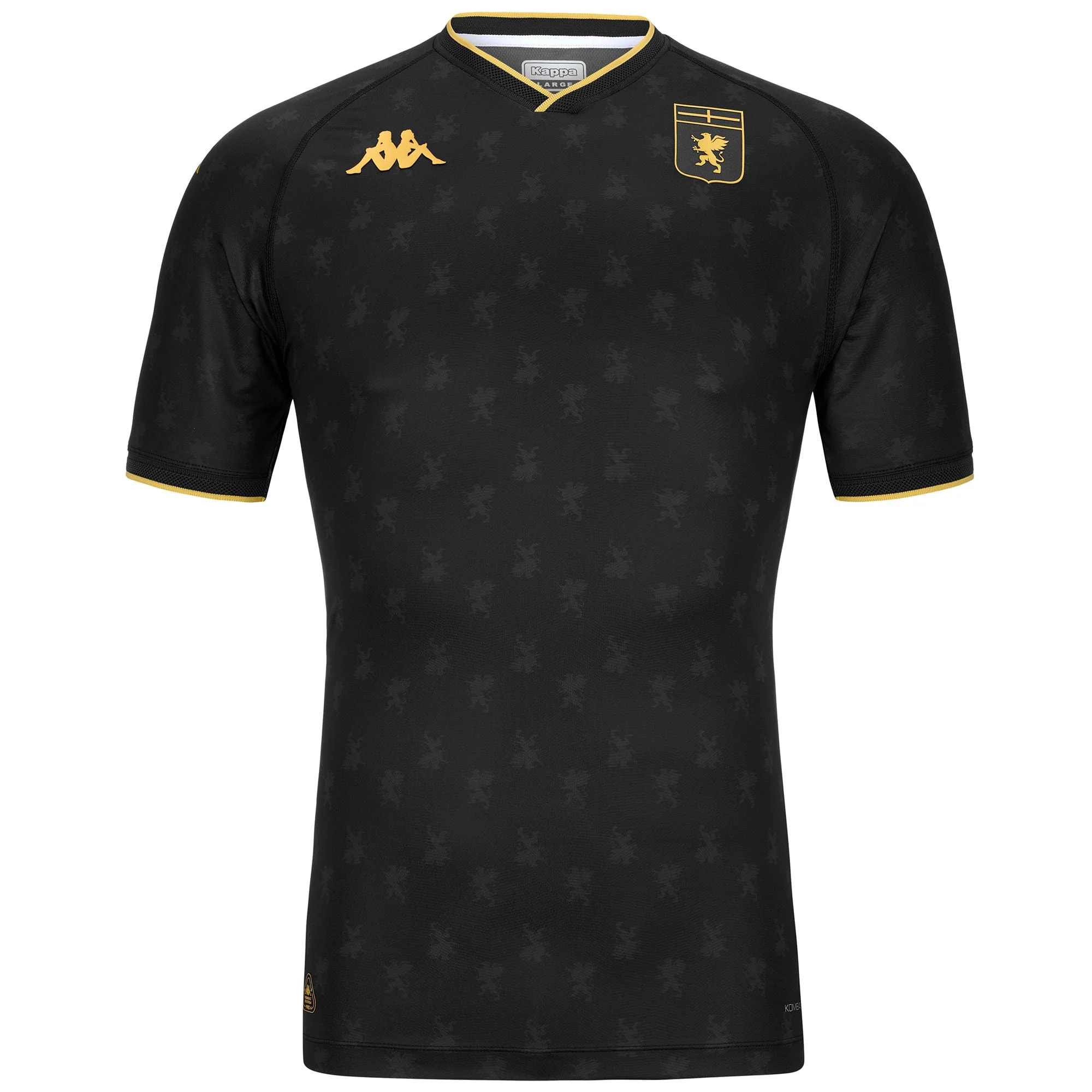 Kappa - Maglie gioco Uomo Nero - Kombat Pro 2025 Genoa