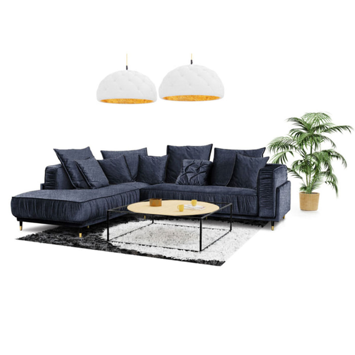 Canapé Tissu Angle gauche Fiorenzo - 4 Places