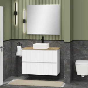 Conjunto de baño LAND Alday, 90 cm, Blanco