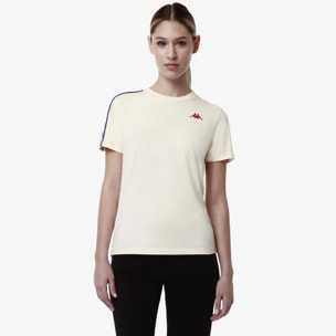 Kappa - Camisetas y tops Mujer Blanco - 222 BANDA LUISE