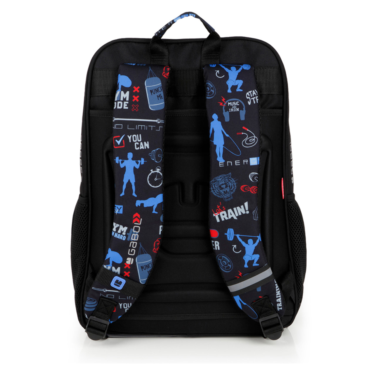 Mochila adaptable a carro Gabol TRAINING negra y resistente al agua