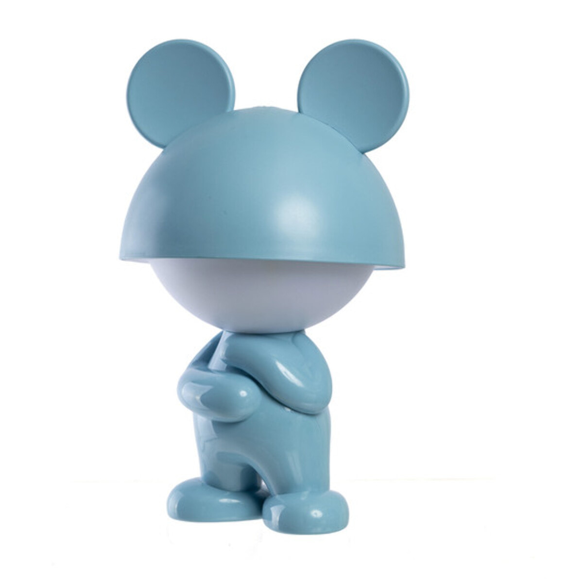 Lampada LED Thinking Boy in ferro - AZZURRO