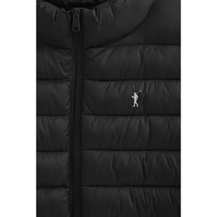 Chaqueta Chuck Embroidery negro con logo Rigby Go