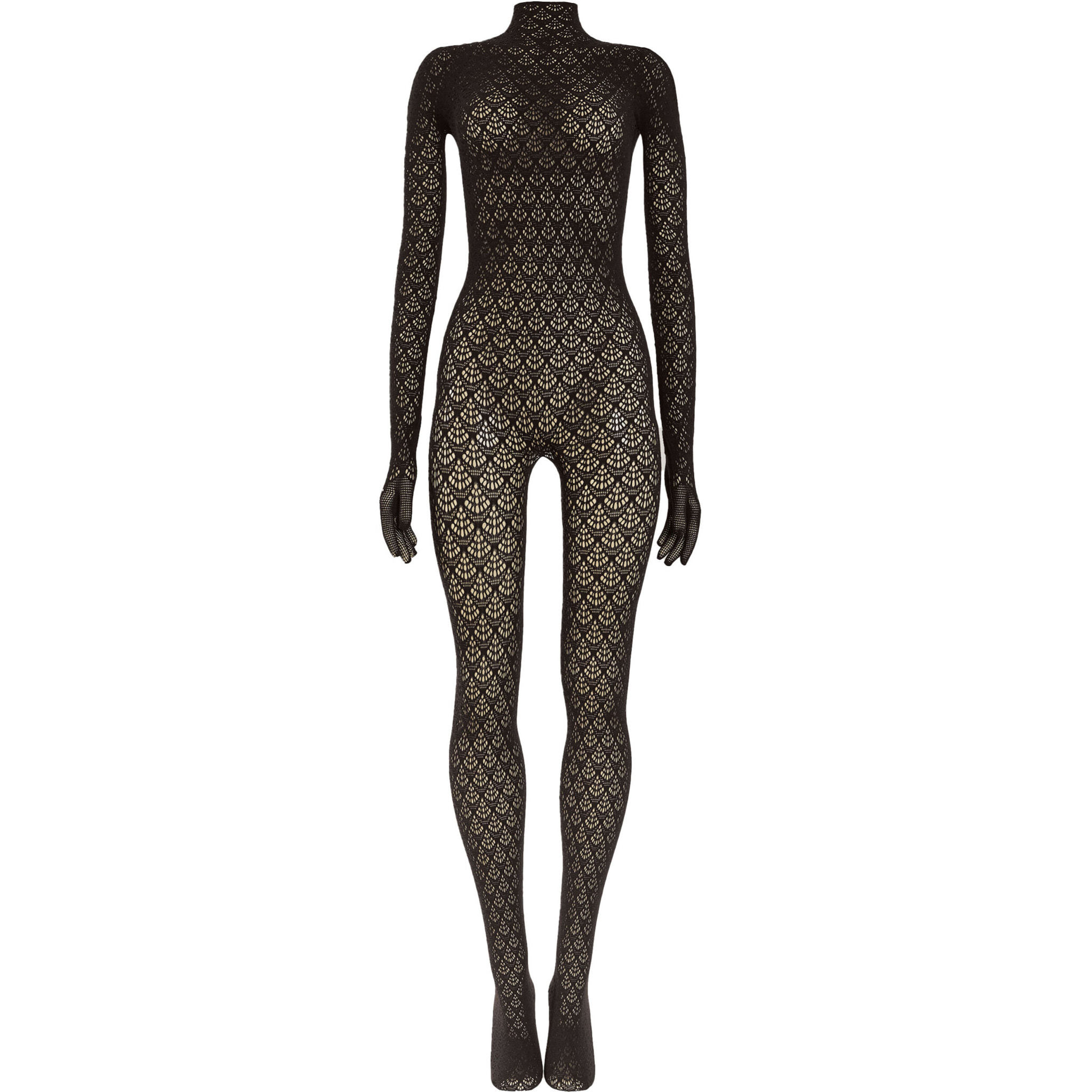 Tuta aderente Mermaid Net Catsuit