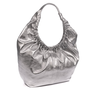 Arzignano bolso de hombro piel auténtica laminada asa grande acolchada