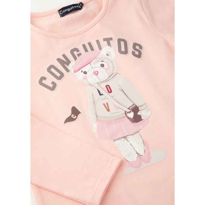 Conguitos - Maglietta casual a manica corta stampata