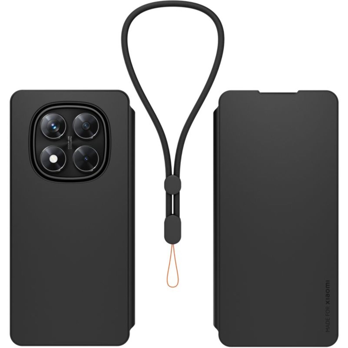 Coque XIAOMI Redmi Note 14 Pro 4G/5G folio noir