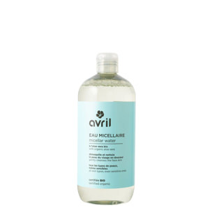 Eau micellaire  - Eau Micellaire à l'Aloe Vera - Certifiée Bio 500 ml