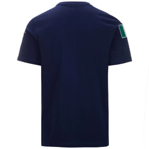 Kappa - Camisetas y tops Hombre Azul - EROI TEE CORTINA