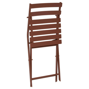 Chaise de jardin Greensboro pliable acajou