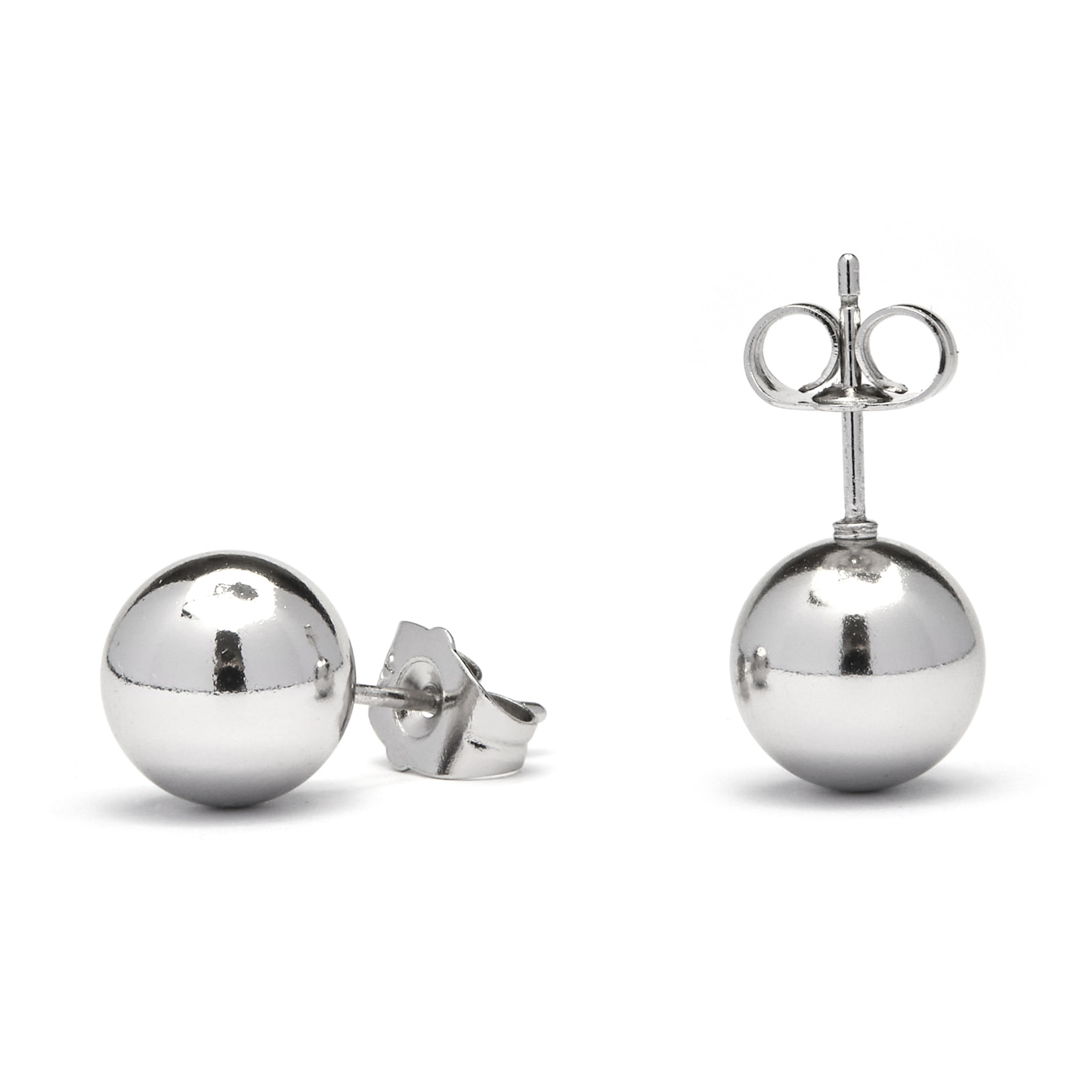 Pendientes acabado plata