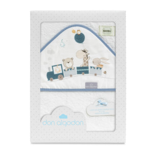 Capa de Baño Don Algodón Bambu Jirafa Tren