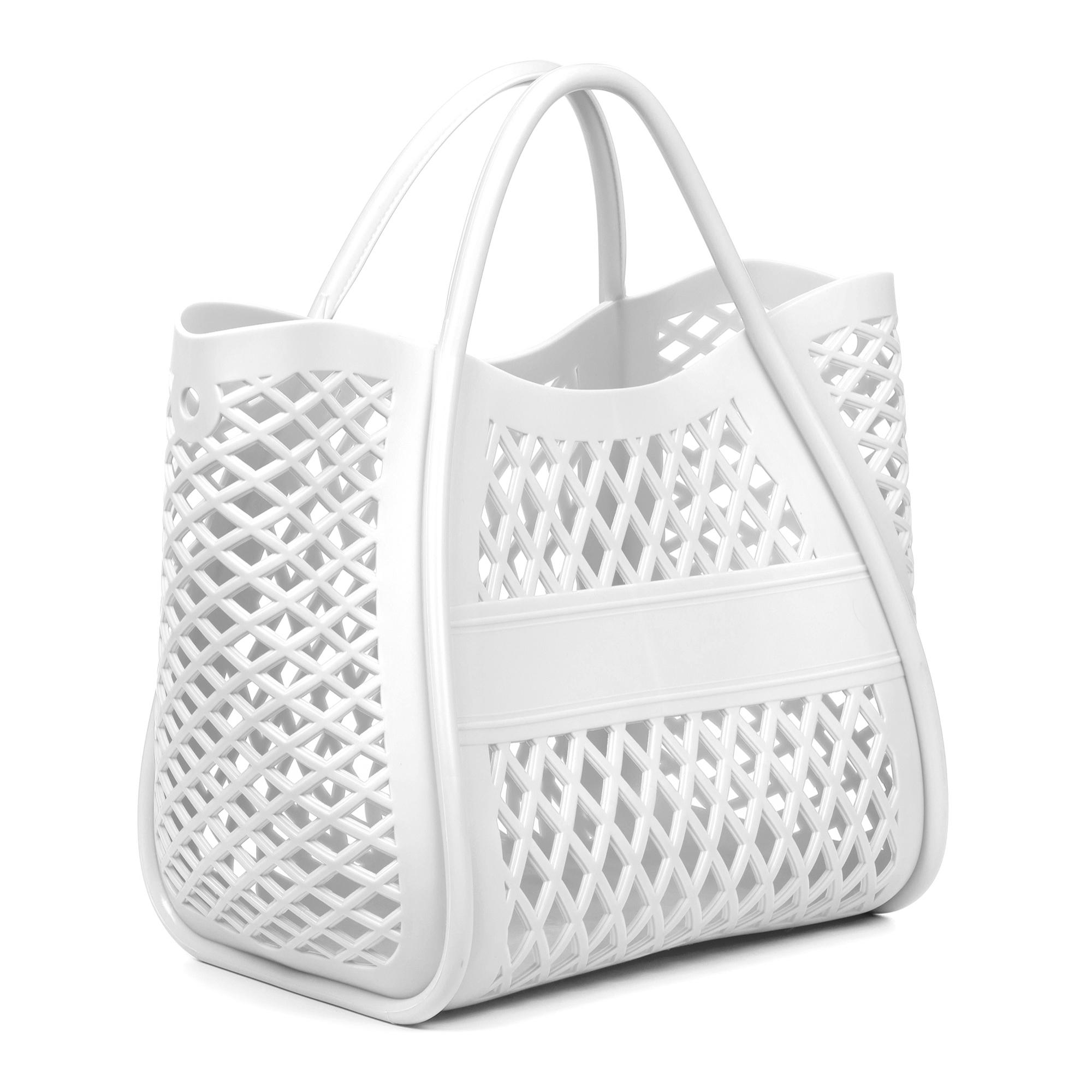 Villamar bolso Shopper cesta. De pvc perforado diseño exclusivo