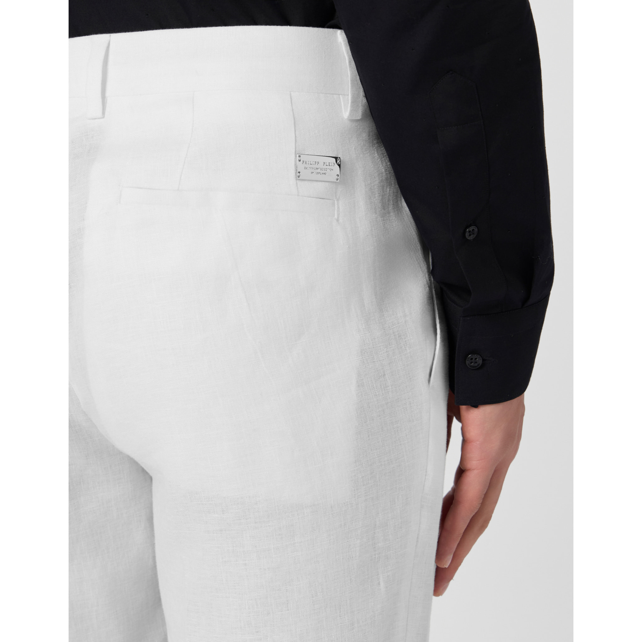 PHILIPP PLEIN Linen Joy Fit Trousers