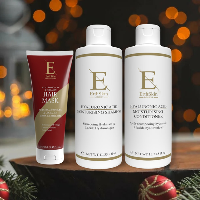 Trío hidratante para el cabello