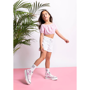 Sneakers alte B&W Solar bianche