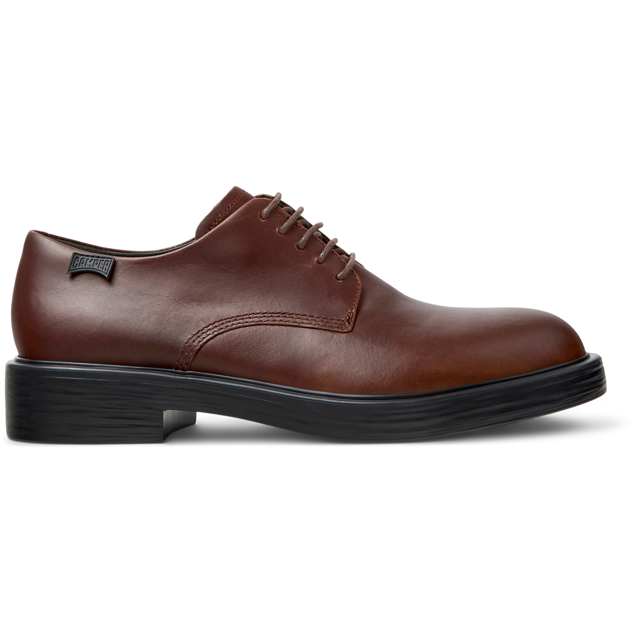 Zapatos de cordones - CAMPER Dean - Marron - Cuero liso
