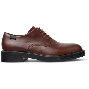 Zapatos de cordones - CAMPER Dean - Marron - Cuero liso