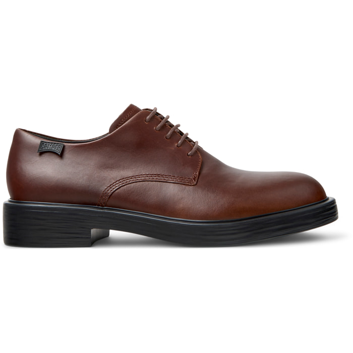 Zapatos de cordones - CAMPER Dean - Marron - Cuero liso
