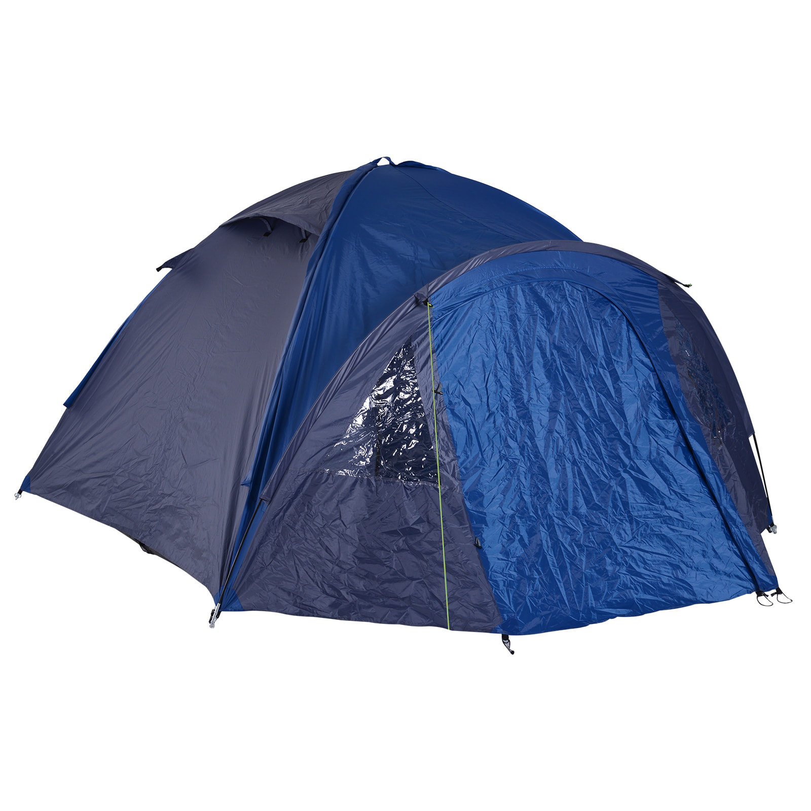 Tente de camping 4-5 personnes bleu marine