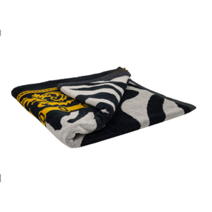 Telo Mare Spugna Jacquard Spiaggia Disegno Zebra